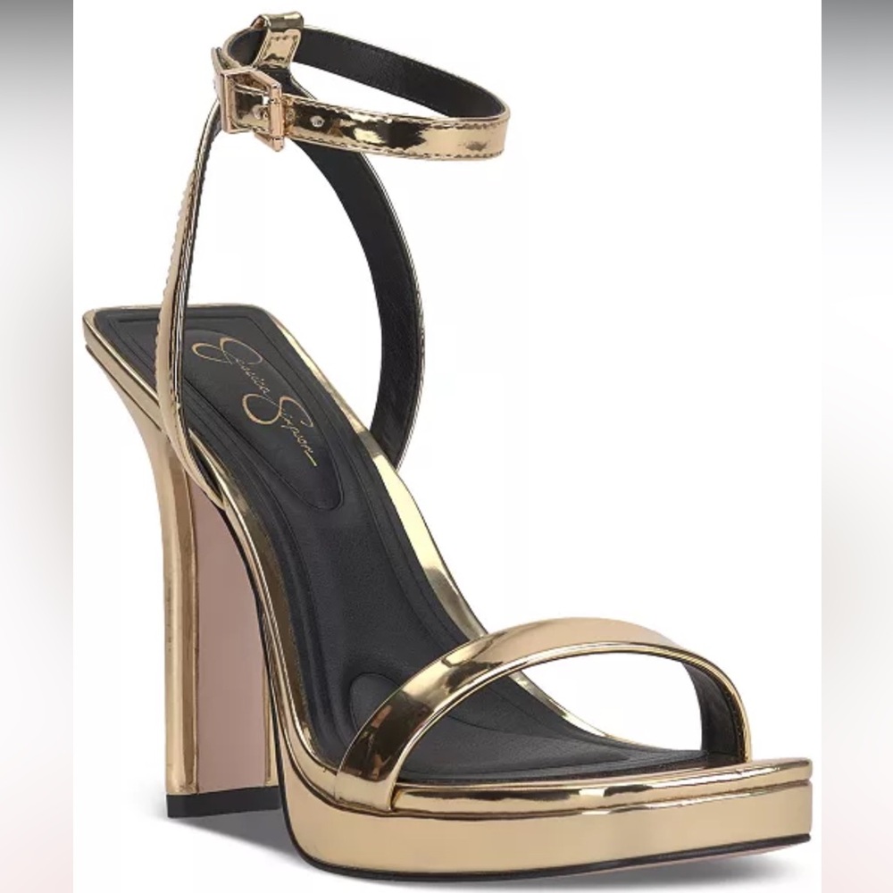 Jessica Simpson
Women's Adonia Platform Dress Sandals Gold Platform Heels